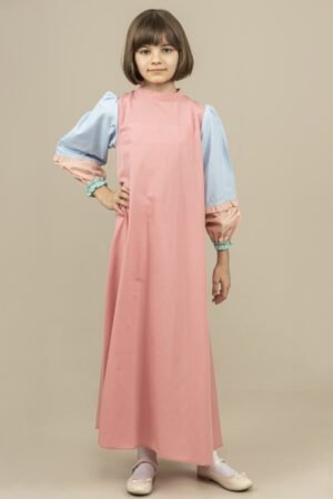 Girls Dress Long Light Casual - Pink Lamora | فساتین بنات