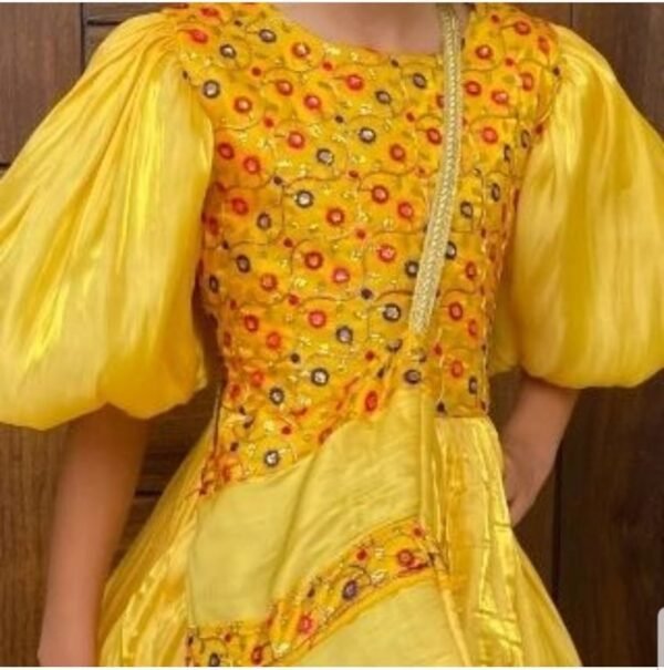 Grils Traditional Dress Yellow
