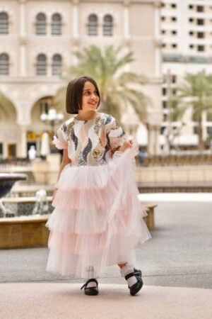 Layer Party Dress For Girls With Tulle Lamora