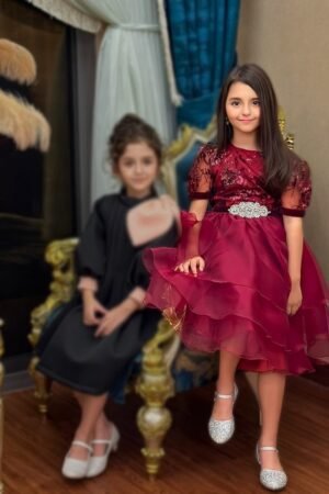 Party Dress For Girls Red Jack Organza Lamora