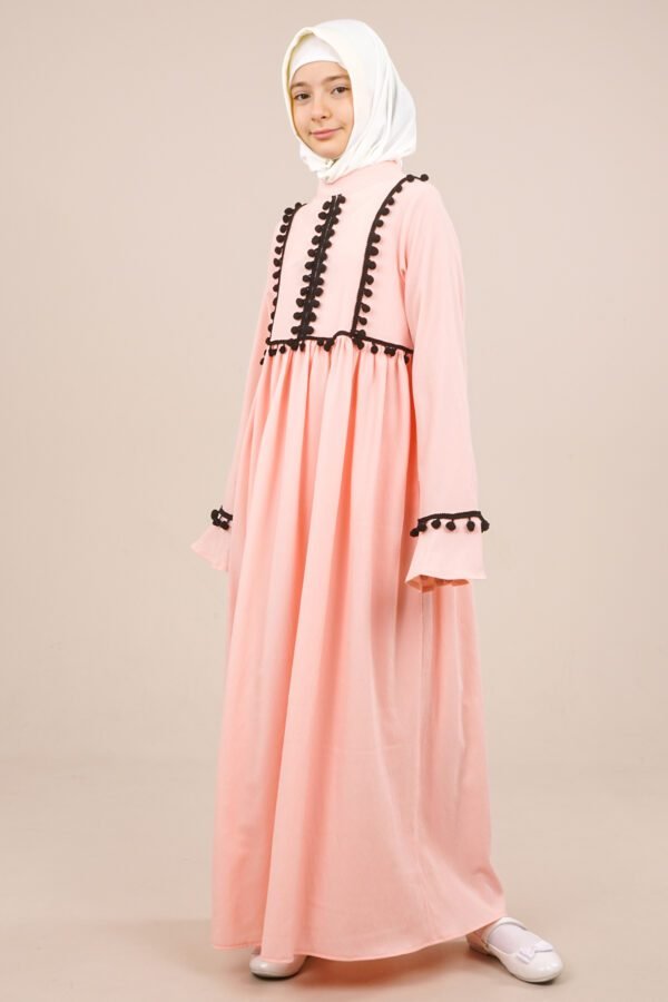 Practical Pink Powder Young Girls Dress for Spring & Summer فساتين بنات Lamora