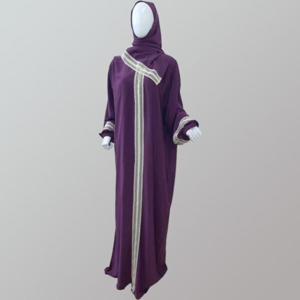 Prayer Dress For Women فستان صلوۃ للنساء Plum Purple Lamora
