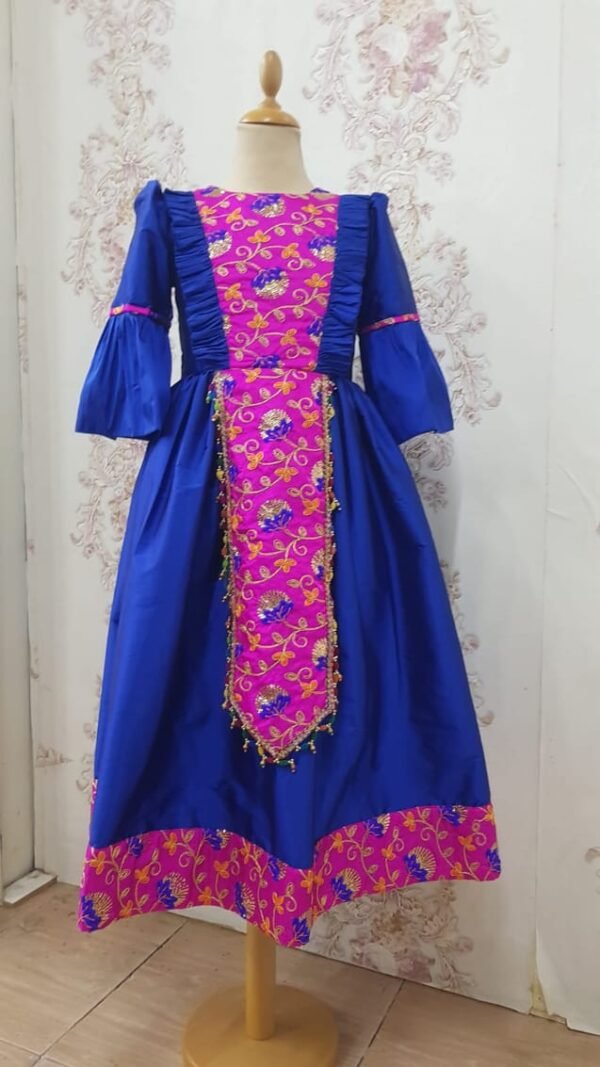 Traditional Dress Mix Blue Pink Lamora
