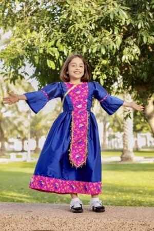 Traditional Dress Mix Blue Pink Lamora