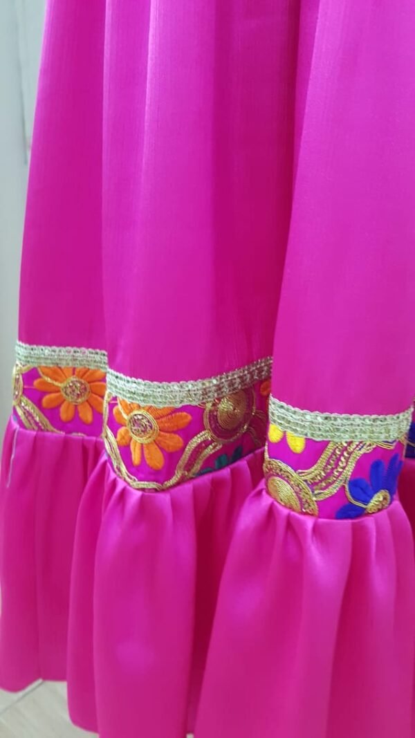 Traditional Dress Pink Floral Lamora