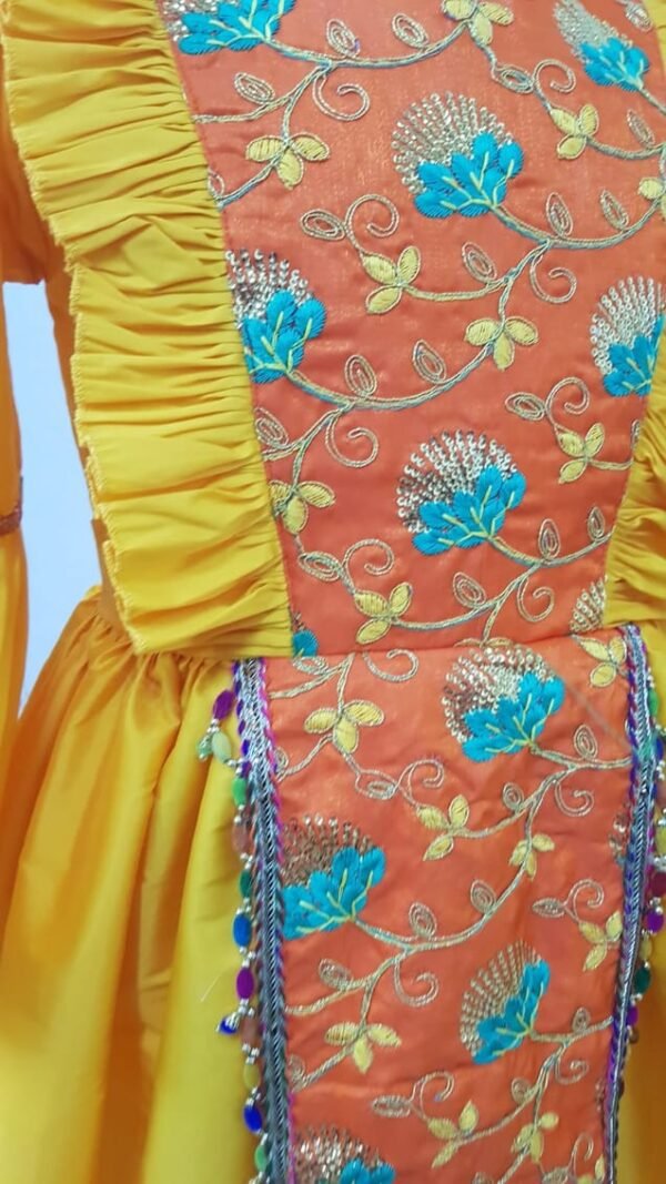 Traditional Dress Yellow Lamora