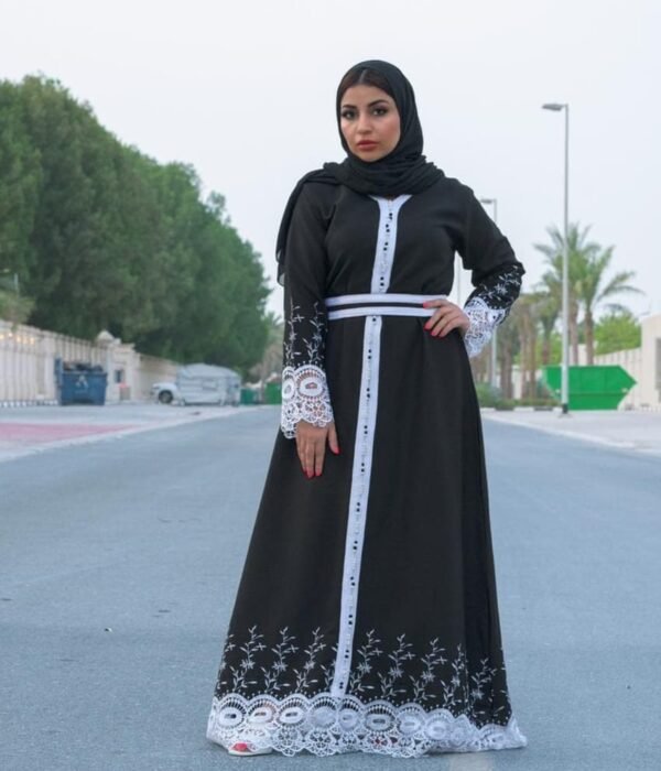 Women Abaya Black Lamora