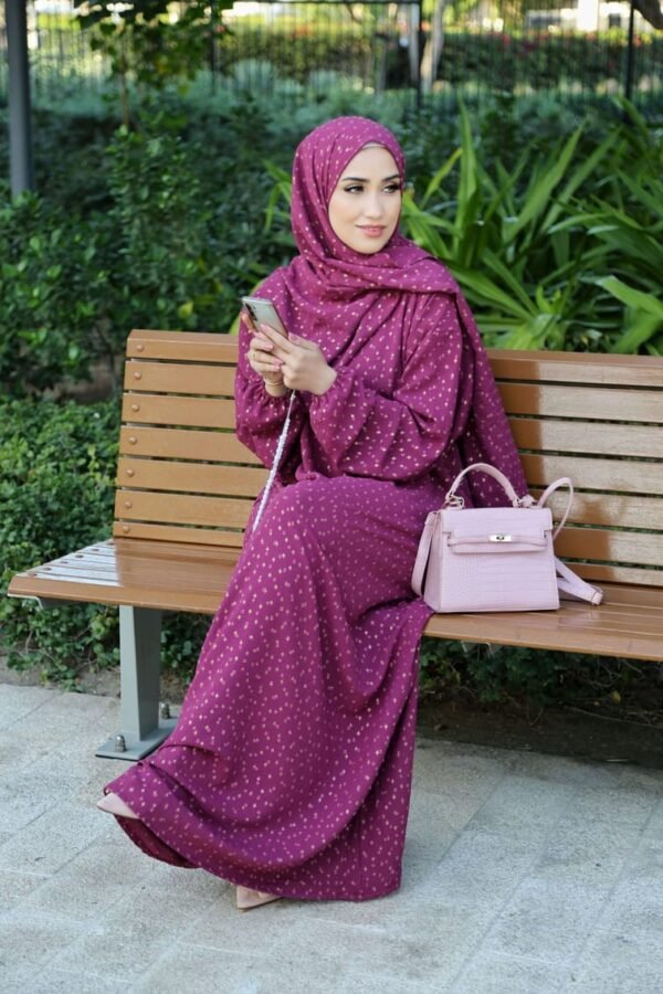 Women Prayer Dress Purple Lamora
