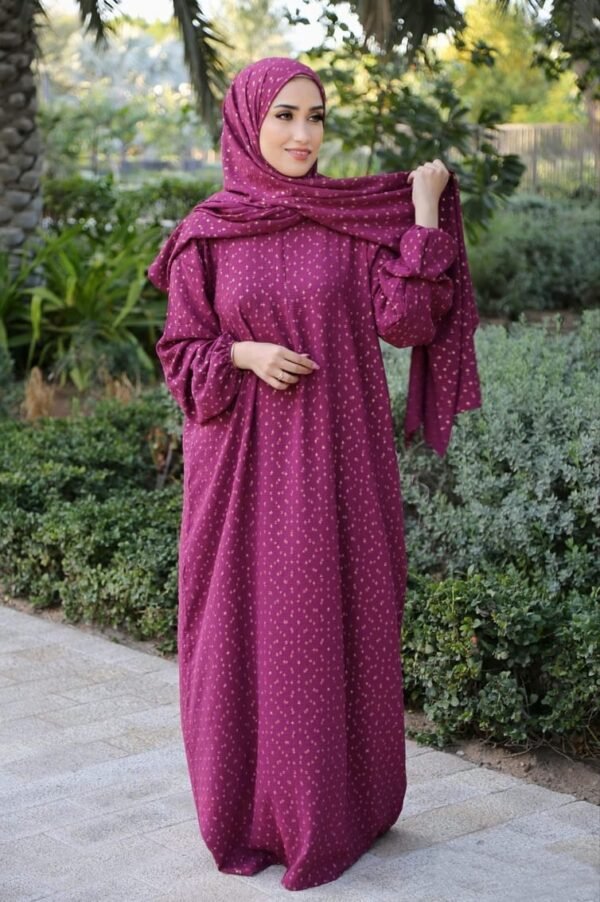 Women Prayer Dress Purple Lamora