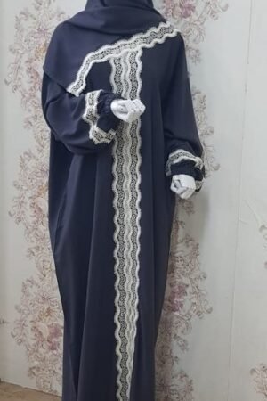 Women Prayer Dress Tuna With White Dantel Lamora