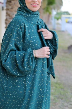 Women Prayer Dress Turquoise Lamora