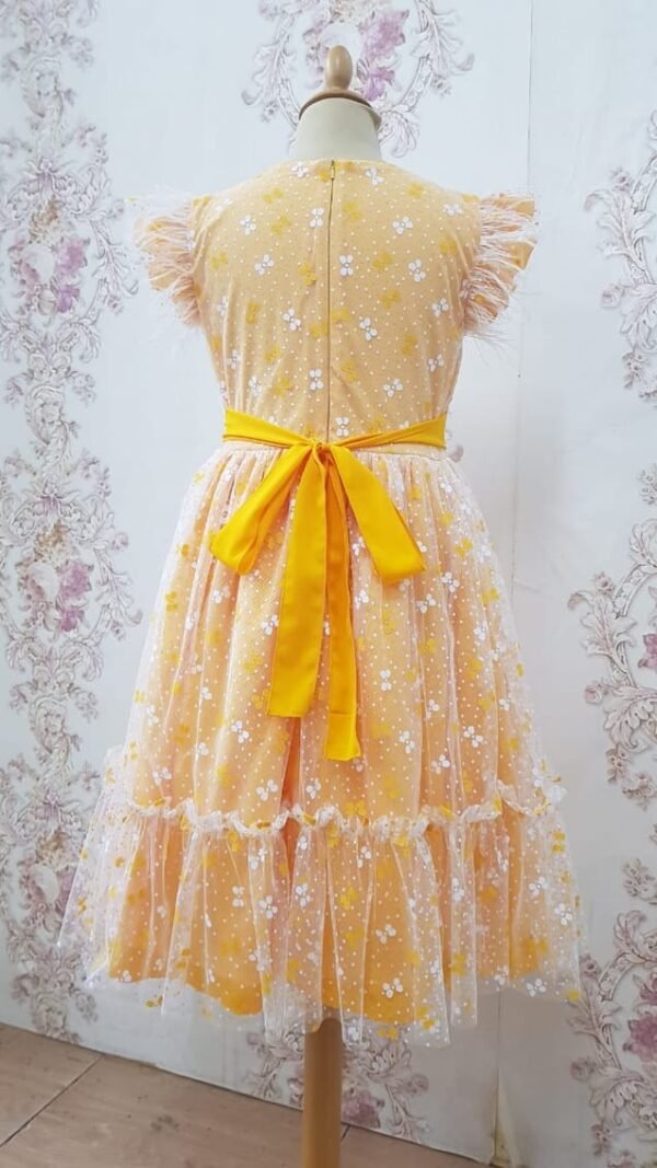 Yellow Party Dress Lamora