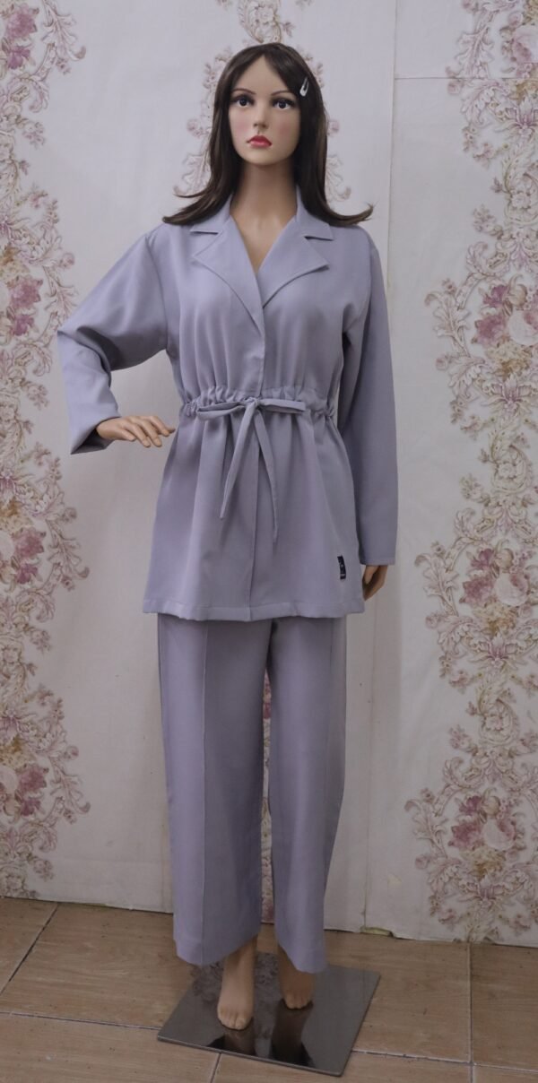 Sweet Pant And Jacket For Women Grey Lamora CLothing Brand