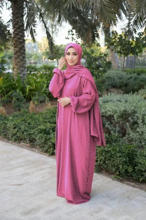 Prayer Dress For Women ملابس صلاة للنساء Pink