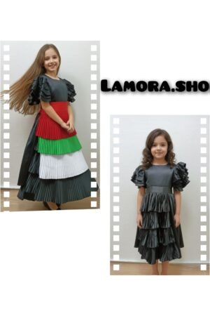 UAE National Day Dress For Girls - Flag Ruffle Skirt