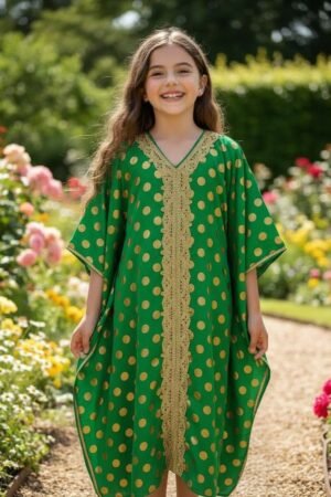 UAE National Day Flag Dress Jalabia - Green