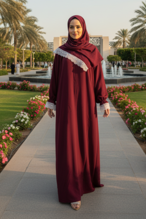 Lady Prayer MAROON(5)