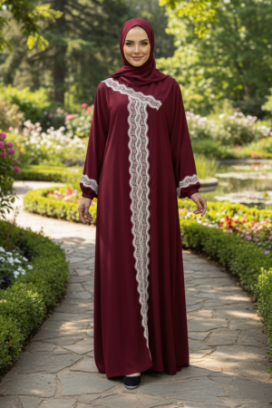 فستان صلاة دانتيل كامل