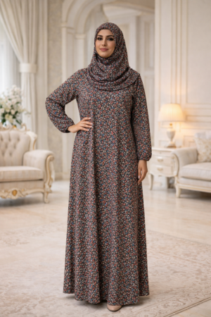 Floral Prayer Dress For Women ملابس صلاة للنساء Pink