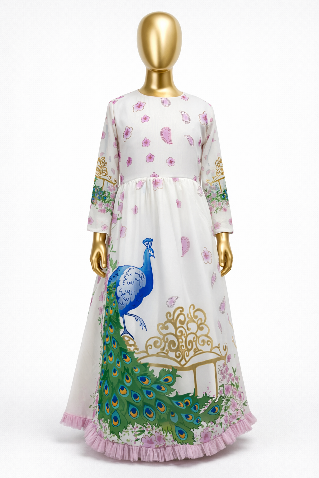 Peacock girl dress - Image 2