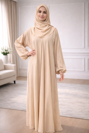 ladies prayer clothes beige