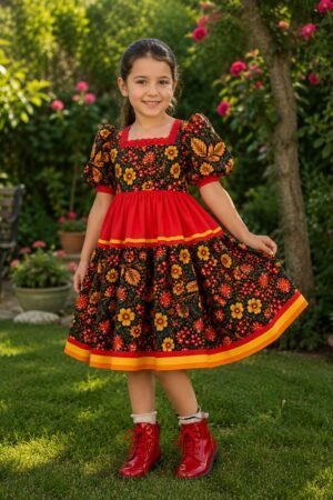 Floral Girls Frock