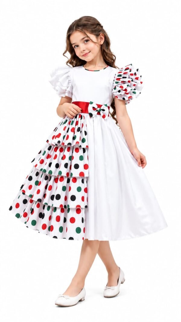 Tiered Polka Dot Dress