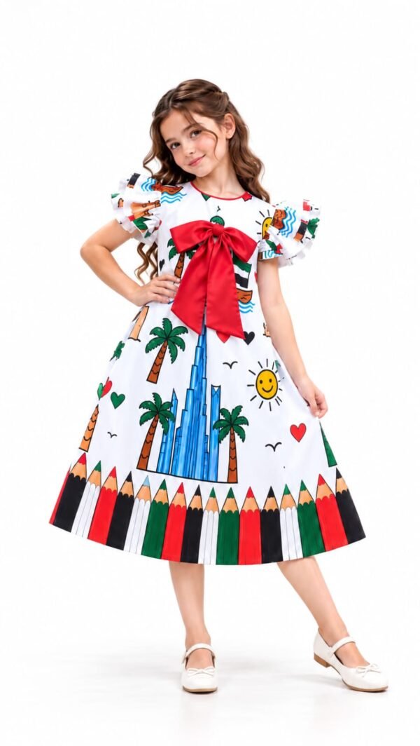Doodle Print Dress